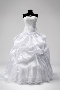 Wedding dress on a mannequin
